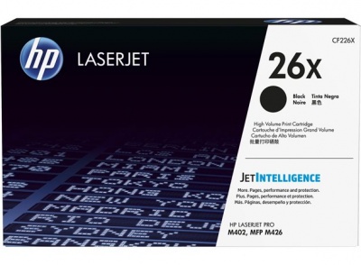 CF226X Lézertoner LaserJet Pro M402, 426 nyomtatókhoz, HP 26X, fekete, 9k