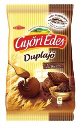 Keksz, 150 g, duplajó, GYŐRI "Győri édes" kakaós